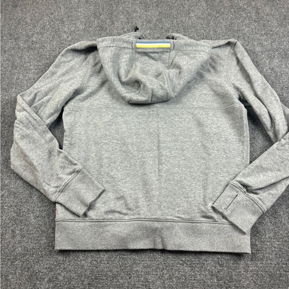 FOURLAPS X PELOTON Men’s Rush Hoodie Grey Zip Up Sweatshirt size: Medium - Picture 3 of 11